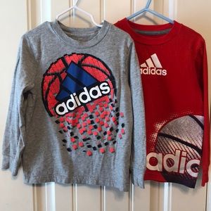 Boys Adidas Long Sleeve Shirts